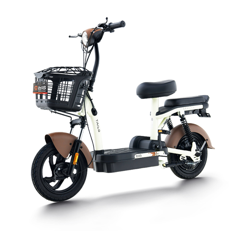 臺鈴2022新款小鋼豆電動車48V小型電瓶車腳踏電動自行車代步車